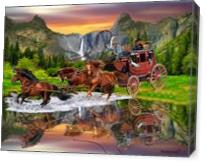 Wells Fargo Stagecoach - Gallery Wrap