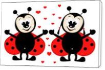 Ladybug In Love - Standard Wrap
