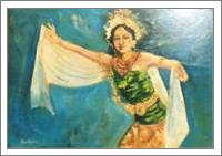 Balinesse Dancer (signed 'trubus' On The Left Bottom) - No-Wrap