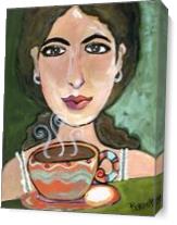 Coffee Diva As Canvas