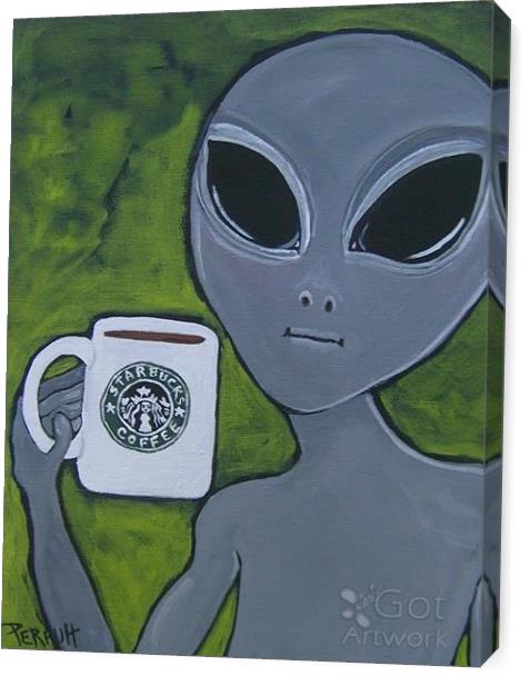 Alien And Coffee