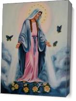 Our Lady Of Grace I As Canvas