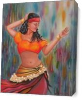 Marika The Gypsy Dancer As Canvas