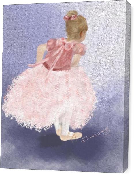 Child Ballerina Awaiting The Moment_by Susan Lipschutz