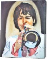 Paul McCartney On Trumpet - Gallery Wrap