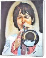 Paul McCartney On Trumpet - Standard Wrap