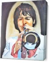 Paul McCartney On Trumpet - Gallery Wrap Plus