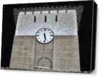 Clock Tower 2 As Canvas