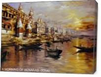 Benaras Morning - Gallery Wrap