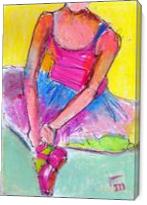 Mya Scribbled Ballerina - Gallery Wrap