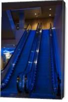 Blue Eskalator - Gallery Wrap