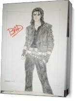 Michael Jackson Bad As Canvas