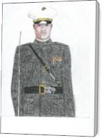 Marine Ind Dress Uniform - Gallery Wrap