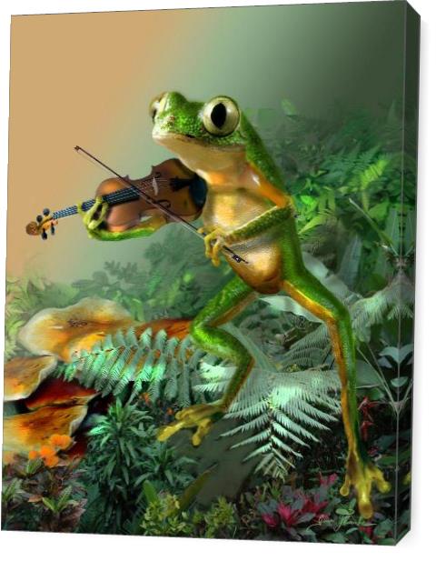A Frog Fiddle Player