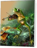 A Frog Fiddle Player - Standard Wrap