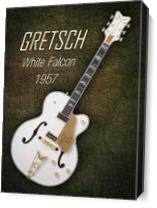 Gretsch  White Falcon 1957 As Canvas