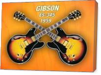 Double gibson-es-345  1959 - Gallery Wrap