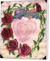Someone Special  Twin Hearts and Roses - Standard Wrap