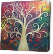 Fall Tree Of Life As Canvas