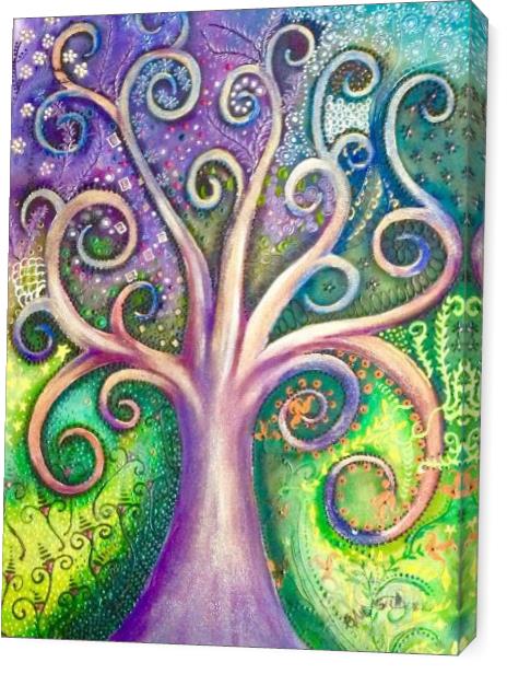 Tree Of Life Cool Colors Tree Of Life Cool Colors