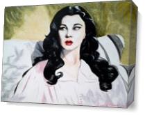 Vivien Leigh/Scarlett O'Hara From Gone With The Wind As Canvas