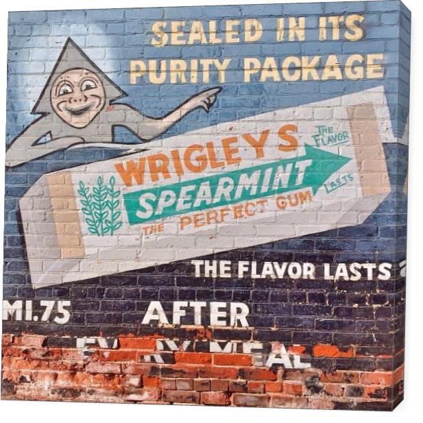 Vintage Wriggles Spearmint Gum Ad
