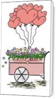 Balloons And Flowers - Standard Wrap