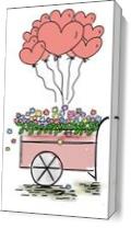 Balloons And Flowers - Gallery Wrap Plus