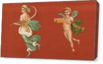 Cupid In Pompeii As Canvas