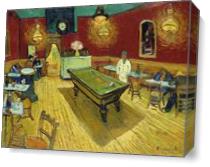 Le Cafe De Nuit By Vincent Van Gogh As Canvas