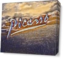 Picasso's Signature1 As Canvas