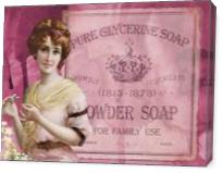 Vintage Beauty Powder Soap - Gallery Wrap