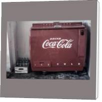 Vintage Coca Cola Cooler - Standard Wrap