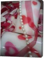 Candle And Pearl - Gallery Wrap