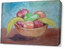 Fruit Basket As Canvas