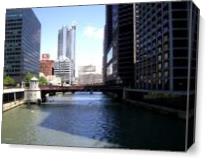 Downtown Chicago As Canvas