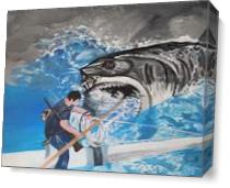Jaws The Movie As Canvas