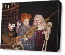 Halloween Fun.  The Sanderson Sisters As Canvas