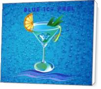 Blue Icy Feel Logo Template Original - Standard Wrap