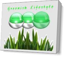 Greenish Lifestyle Logo Template Original As Canvas