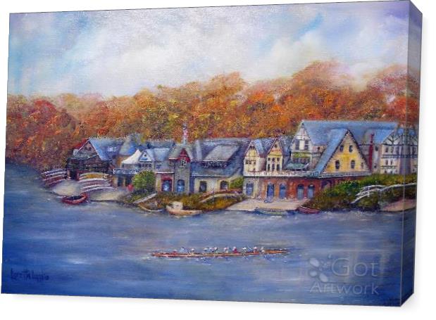 Boathouse Row In Philadelphia Boathouse Row In Philadelphia