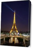 Eiffel Tower As Canvas