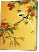 Bird On Lai Chi Tree - Gallery Wrap