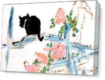 The Cat On Tree - Gallery Wrap Plus