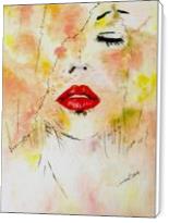 Lady With Red Lips - Standard Wrap