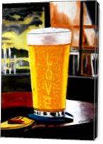 A Glass Of Cold Beer - Gallery Wrap