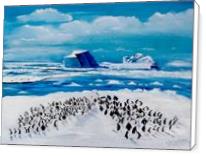 100 Penguins - Standard Wrap