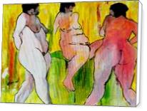 Three Nude Ladies - Standard Wrap