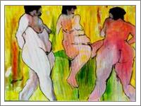 Three Nude Ladies - No-Wrap
