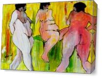 Three Nude Ladies - Gallery Wrap Plus